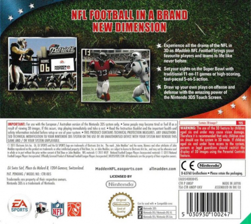 Madden NFL Football — box-2D-back (EU)