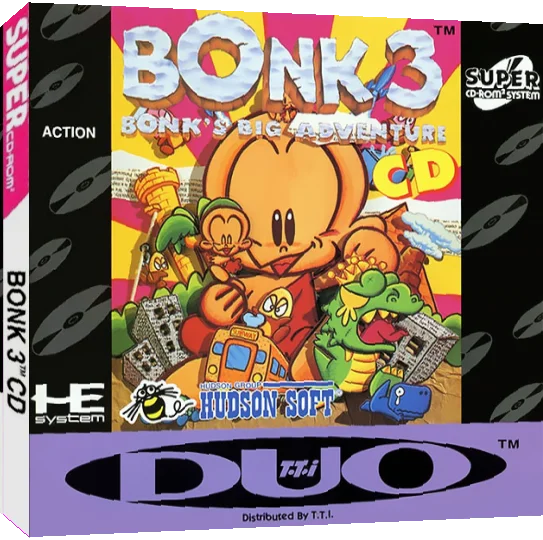 Bonk III - Bonk's Big Adventure — box-3D (US)