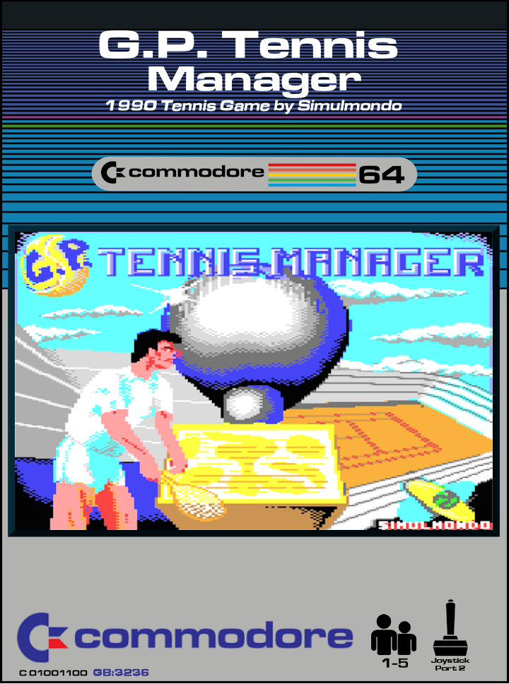 GP Tennis Manager box art