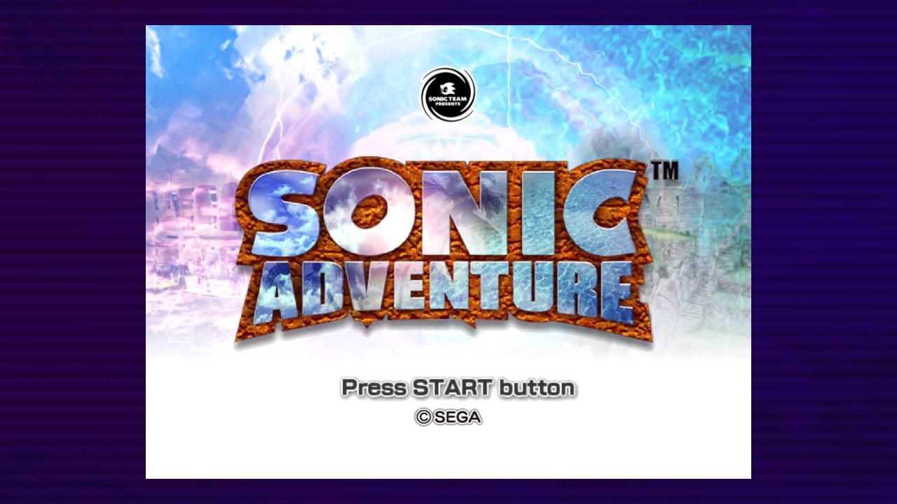 Sonic Adventure — sstitle (WOR)