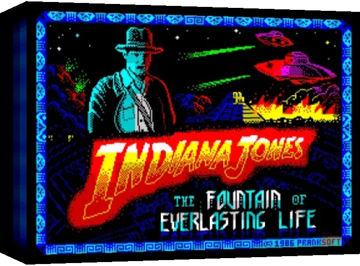 Indiana Jones and the Fountain of Everlasting Life — box-3D (WOR)