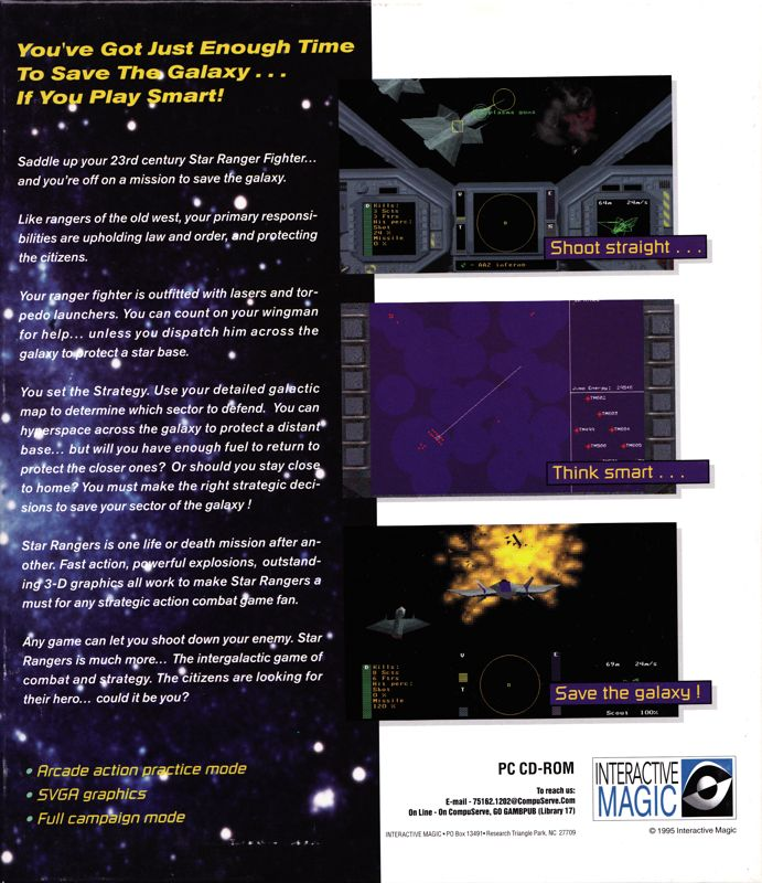 Star Rangers — box-2D-back (US)