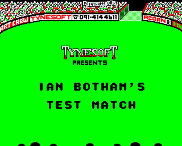 Ian Botham's Test Match — sstitle (WOR)