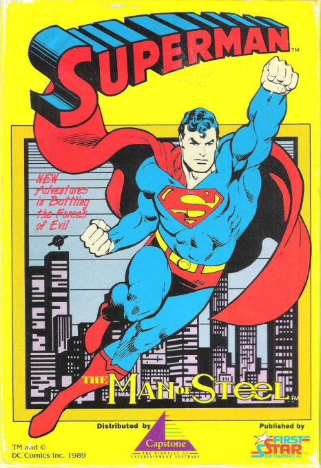 Superman - The Man of Steel box art