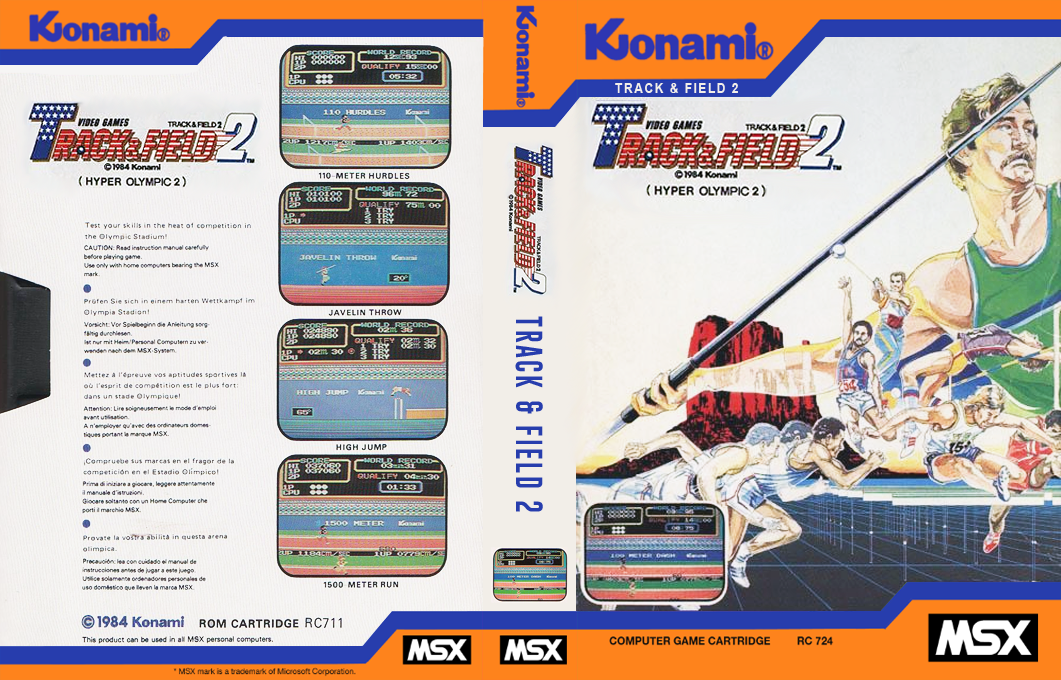 Track And Field 2 — box-texture (EU)
