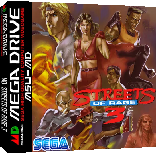 MD Streets Of Rage III — box-3D (WOR)