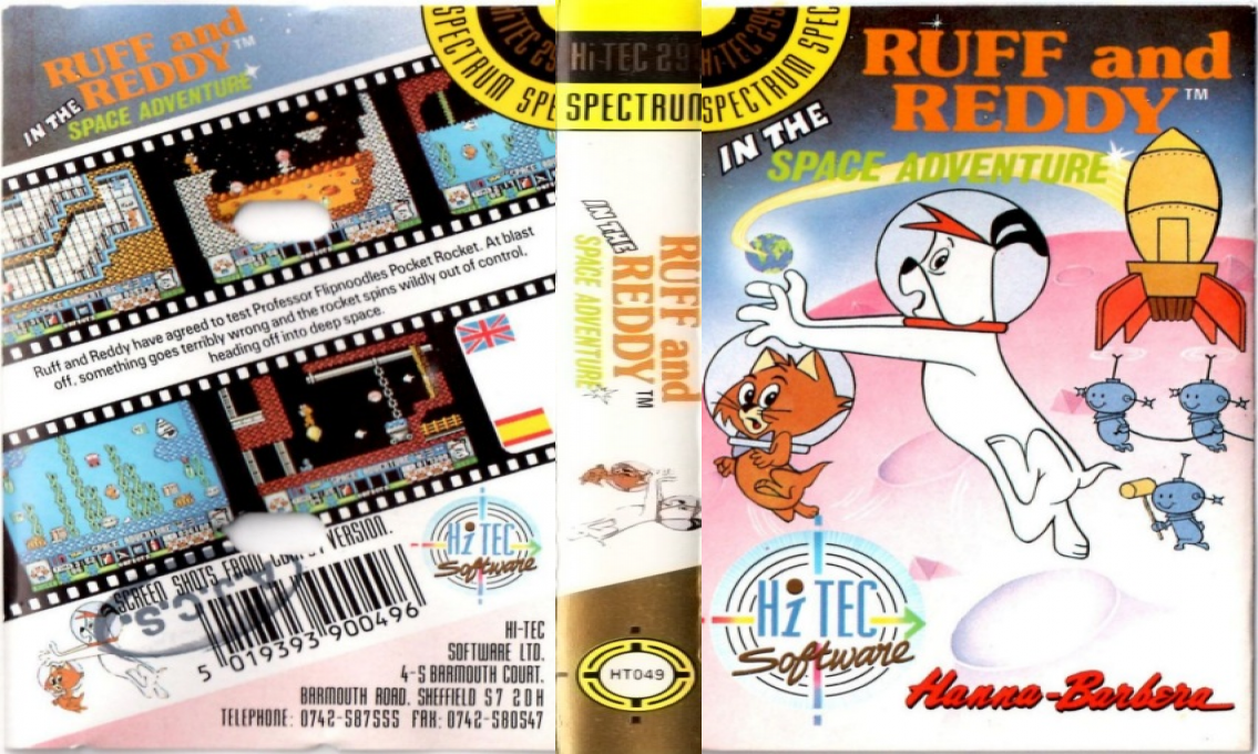Ruff And Reddy In The Space Adventure — box-texture (EU)