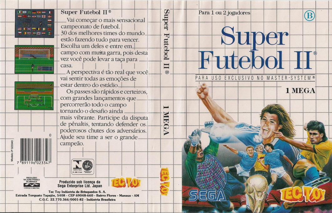 World Cup Italia '90 — box-texture (BR)