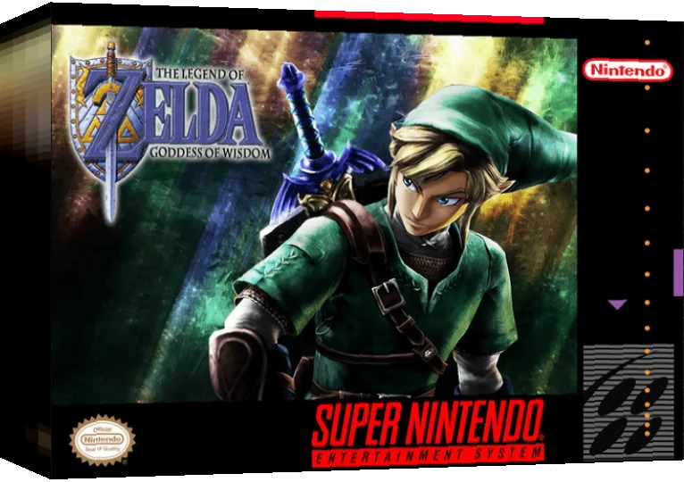 The Legend of Zelda : Goddess of Wisdom — box-3D (US)
