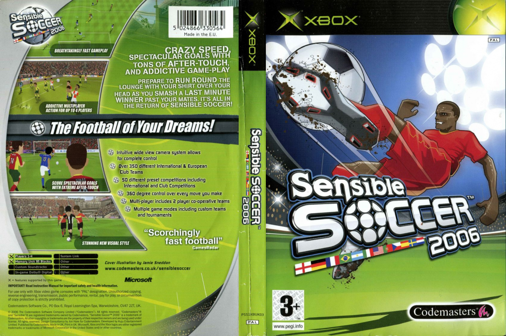 Sensible Soccer 2006 — box-texture (UK)