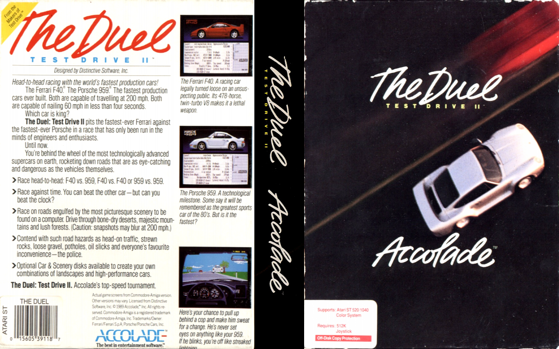 Duel, The - Test Drive 2 — box-texture (EU)