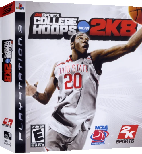 College Hoops 2K8 — box-3D (US)