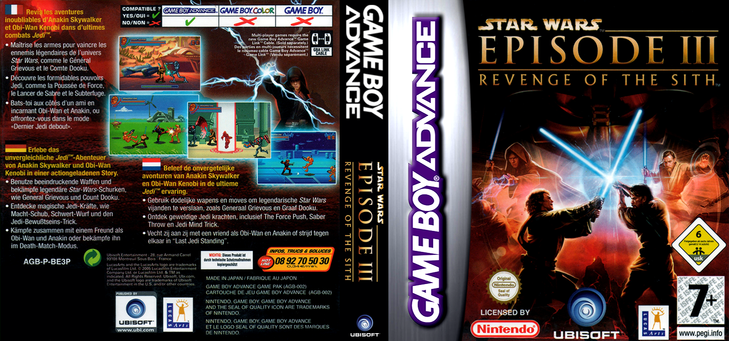 Star Wars - Episode III - Revenge of the Sith — box-texture (EU)