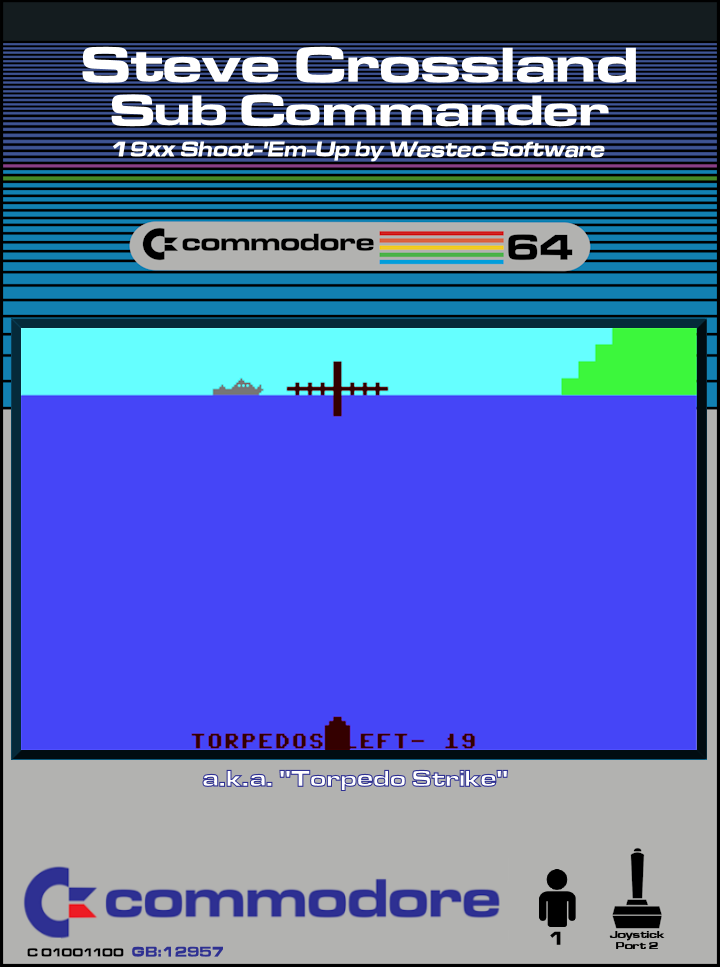 Steve Crossland : Sub Commander box art