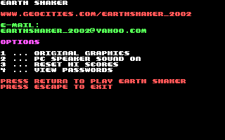 Earth Shaker PC box art