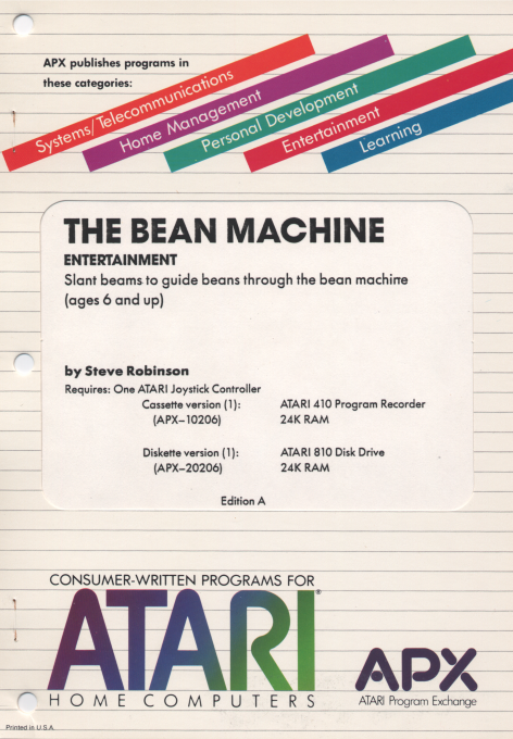 Bean Machine, The box art