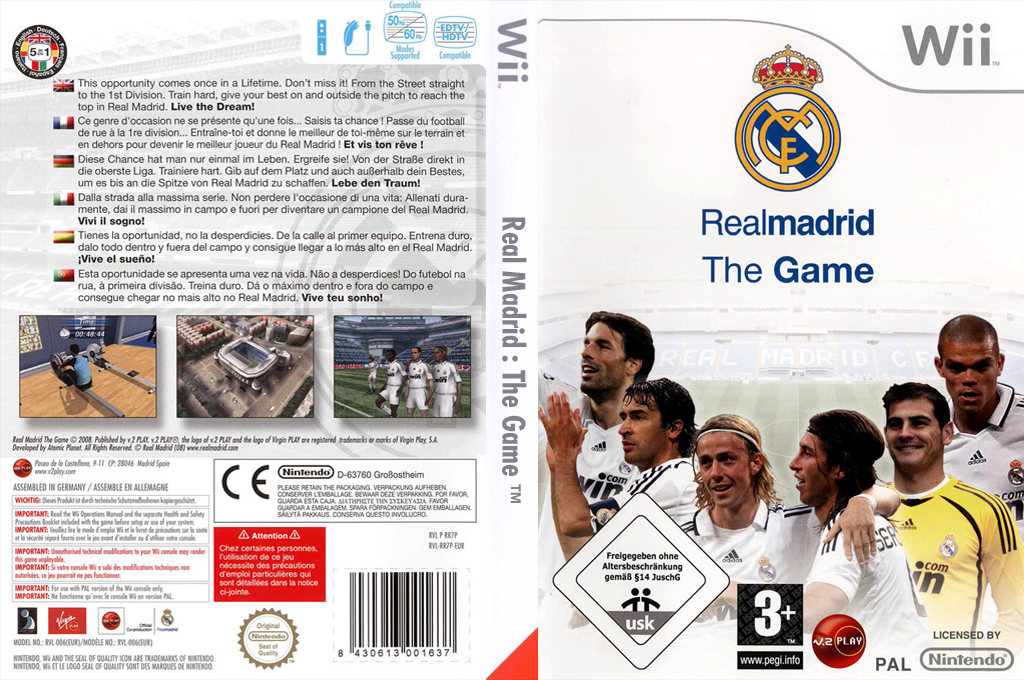 Real Madrid - The Game — box-texture (EU)