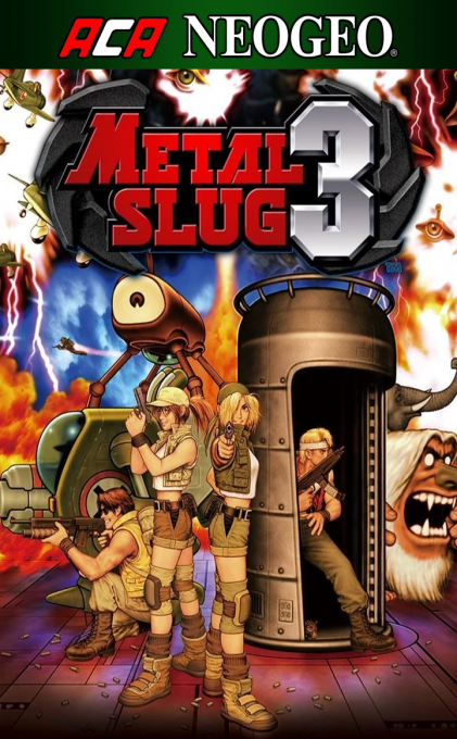 Aca Neogeo Metal Slug 3 box art