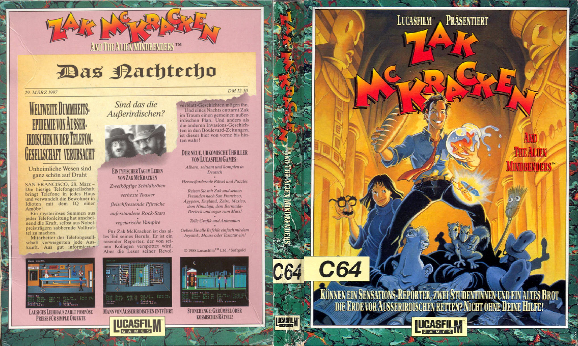 Zak McKracken and the Alien Mindbenders — box-texture (DE)