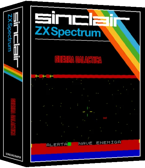 Guerra Galactica — box-3D (SS)