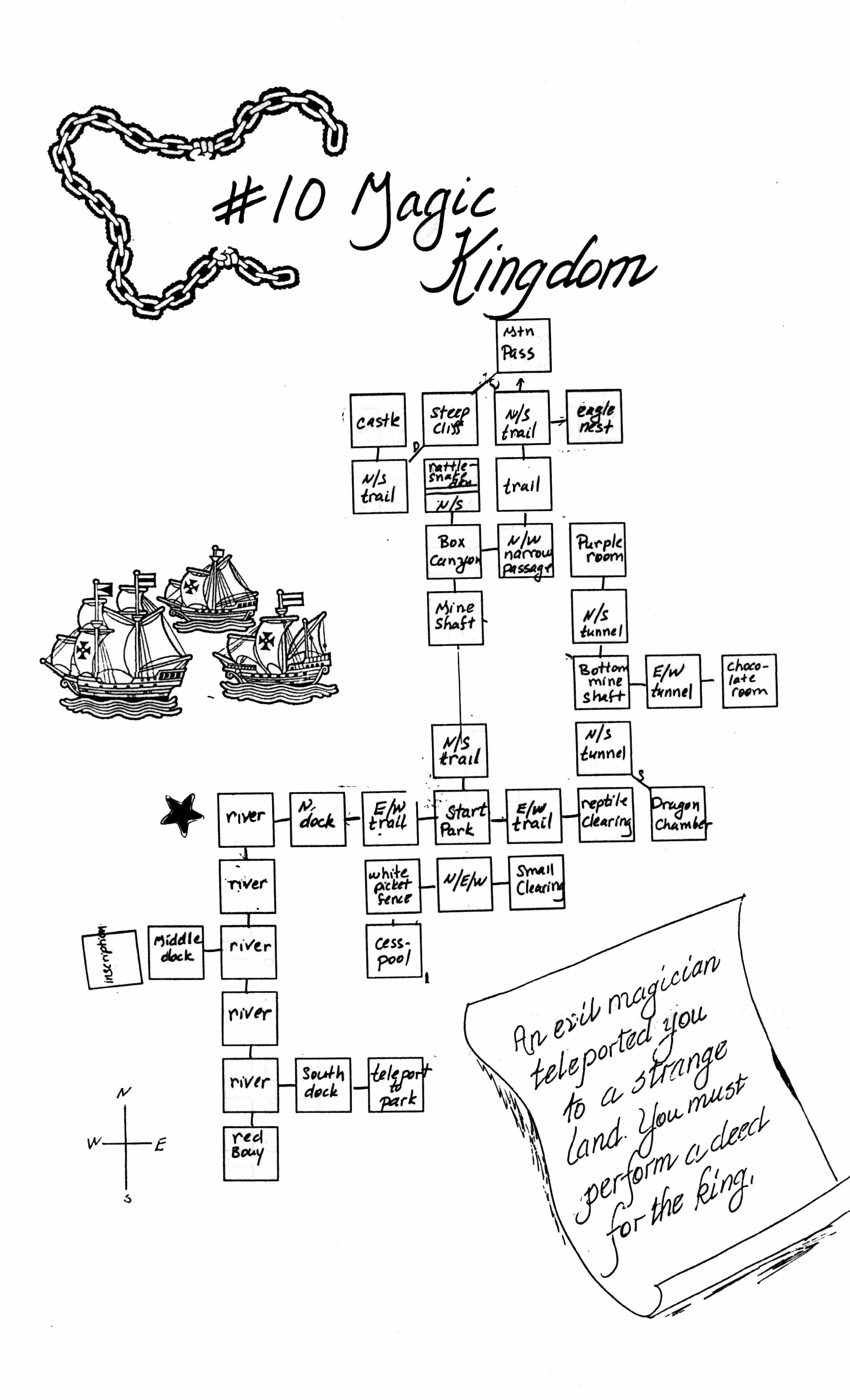 Eamon 010 - The Magic Kingdom — maps