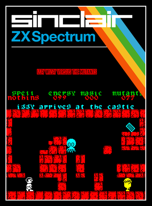 Izzy Wizzy Versus the Mutants — box-2D (SS)
