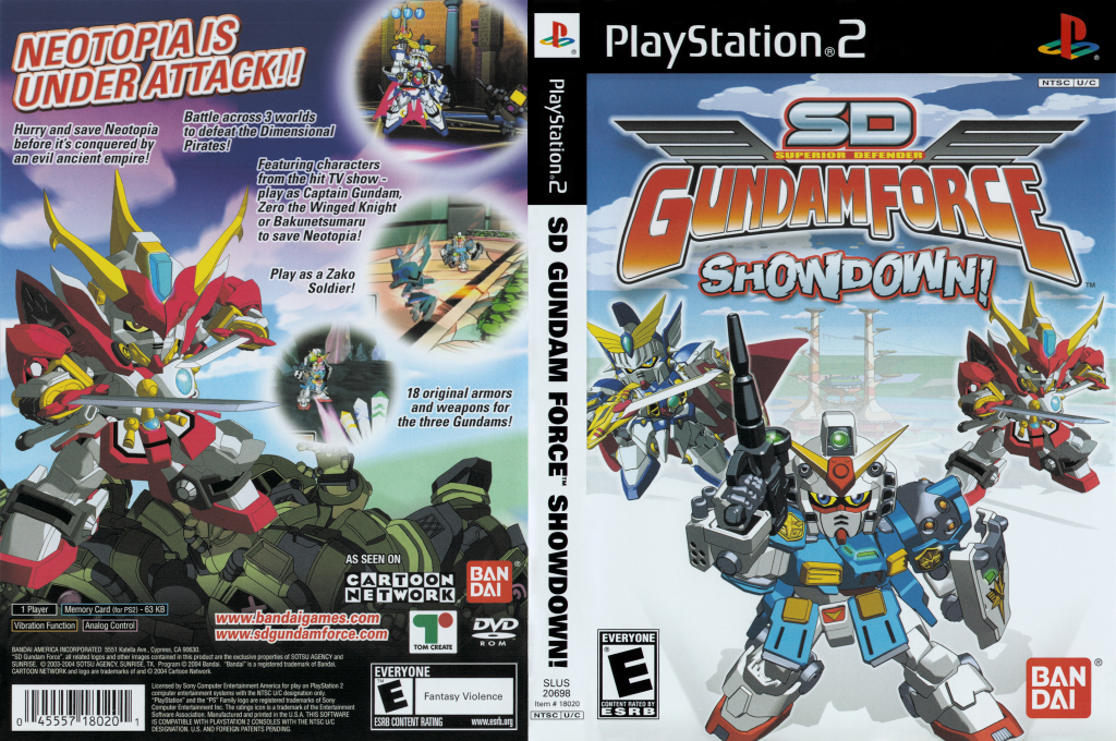 Sd Gundam Force - Showdown! — box-texture (US)