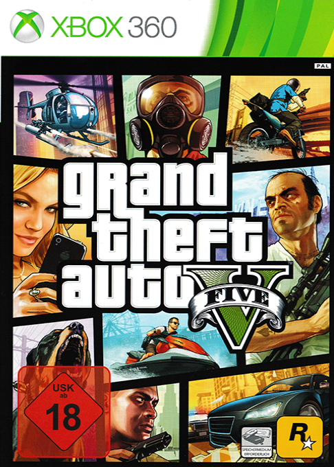 Grand Theft Auto V — box-2D (DE)