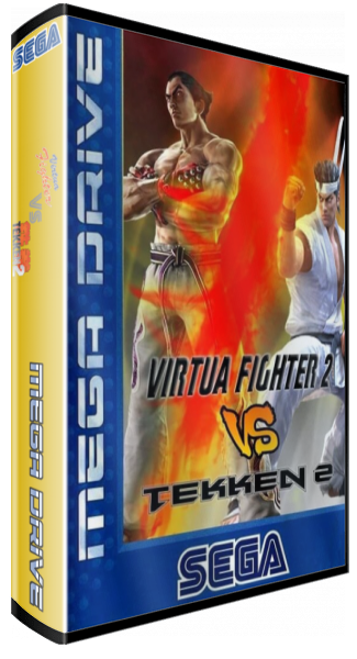Virtua Fighter 2 Vs Tekken 2 — box-3D (EU)