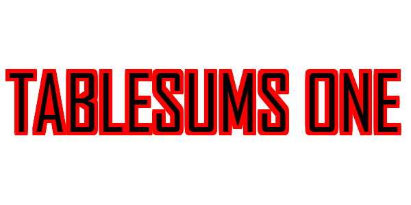 Tablesums One — wheel-hd (SS)
