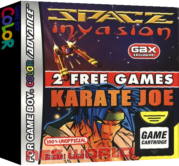 Space Invasion & Karate Joe — box-3D (EU)