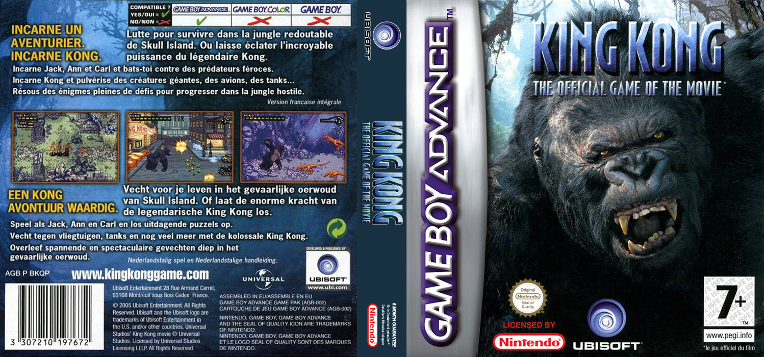 King Kong - The Official Game of the Movie — box-texture (EU)