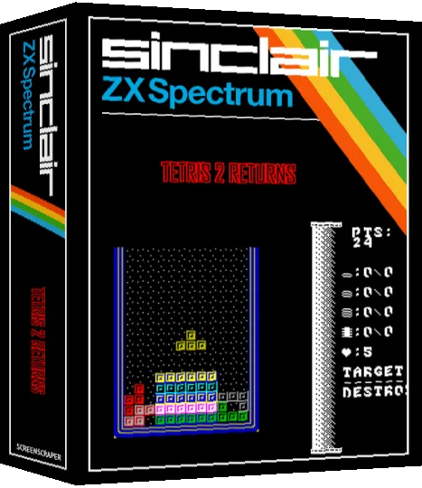 Tetris 2 Returns — box-3D (SS)