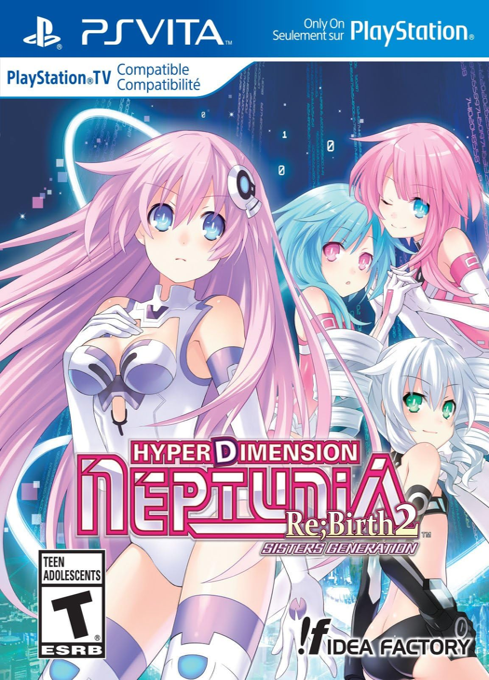 Hyperdimension Neptunia Re;birth 2 Sisters Generation box art