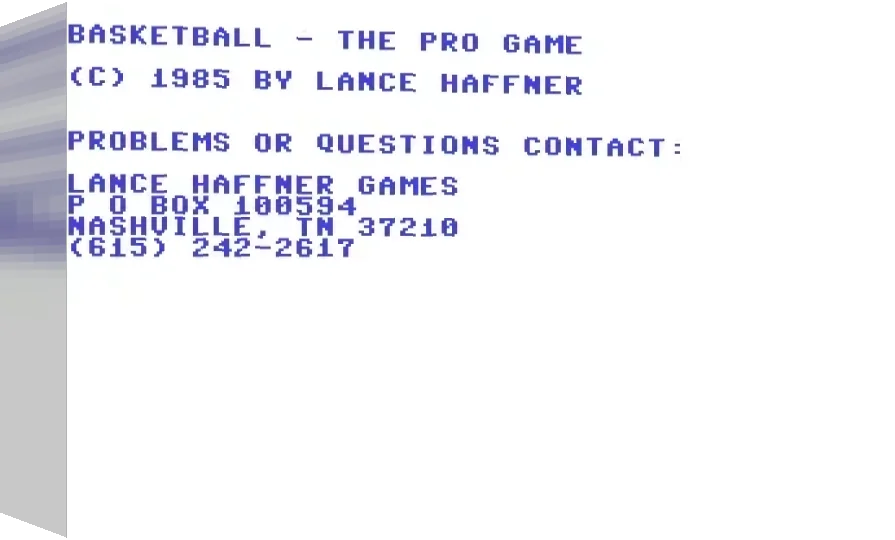 Basketball - The Pro Game — box-3D (WOR)
