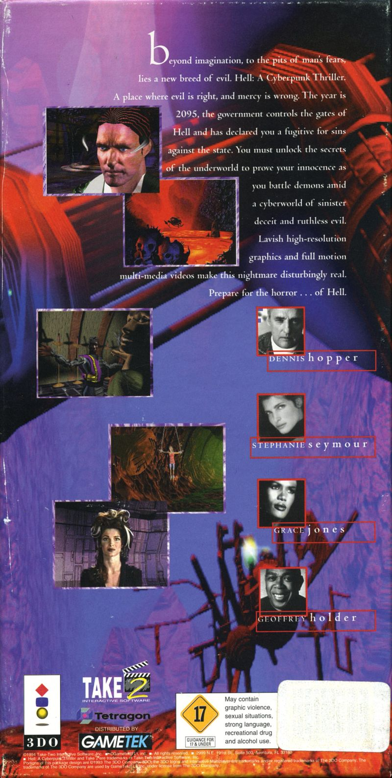 Hell - A Cyberpunk Thriller — box-2D-back (US)