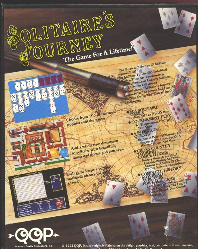 Solitaire's Journey — box-2D-back (US)