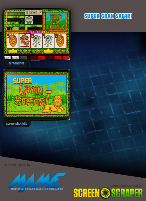 Super Gran Safari — box-2D-back (SS)