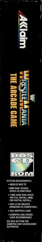 Wwf Wrestlemania - The Arcade Game — box-2D-side (EU)