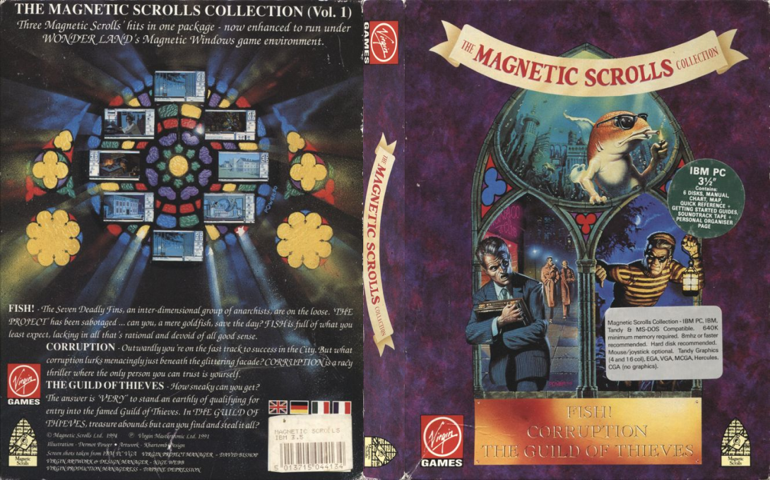 Magnetic Scrolls Collection, The — box-texture (EU)