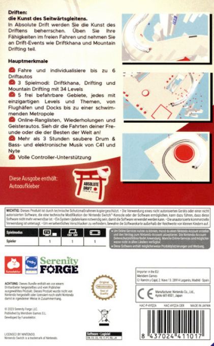 Absolute Drift — box-2D-back (DE)