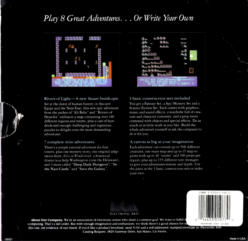 Adventure Construction Set — box-2D-back (US)