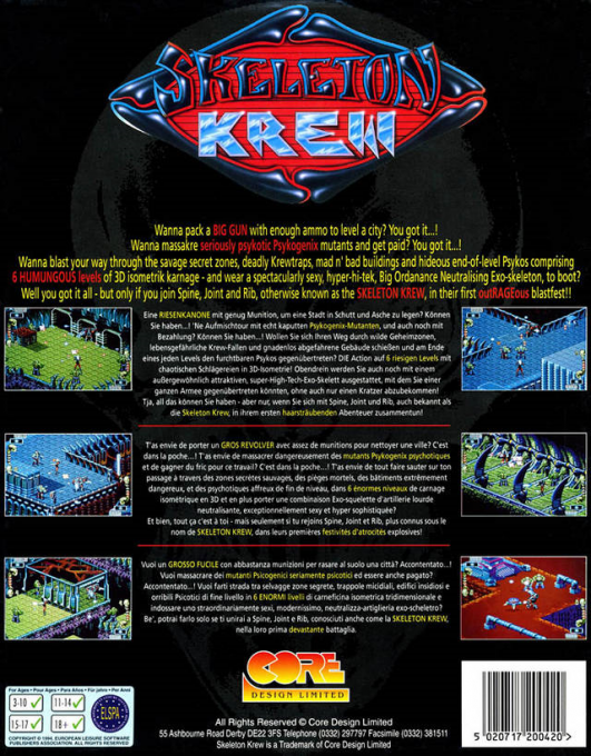 Skeleton Krew — box-2D-back (EU)
