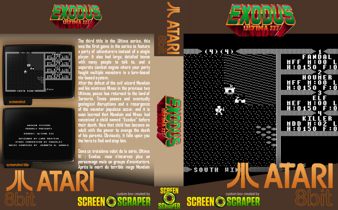 Ultima 3 - Exodus — box-texture (SS)