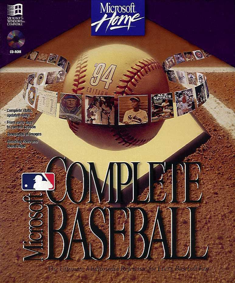 Microsoft Complete Baseball: 1994 Edition box art