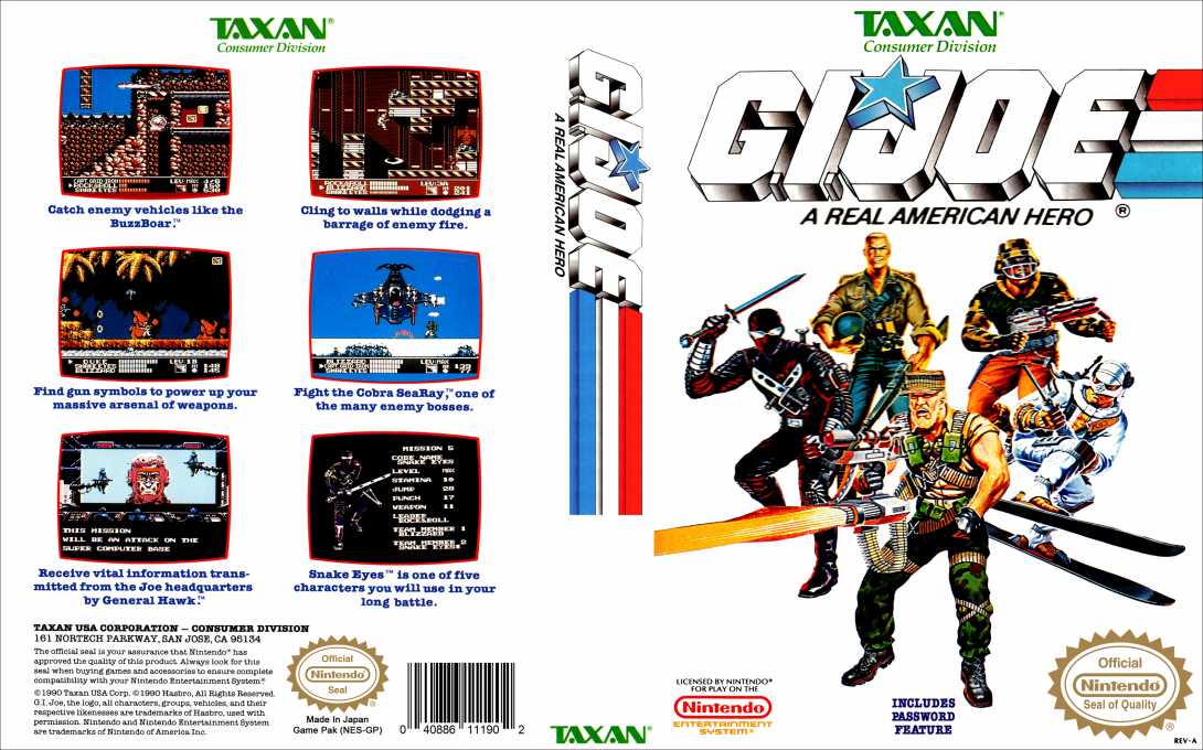 G.I. Joe - A Real American Hero — box-texture (US)