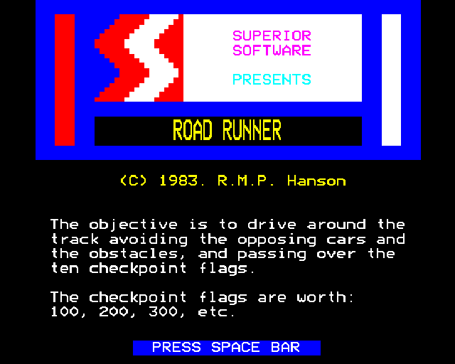 Road Runner — sstitle (EU)