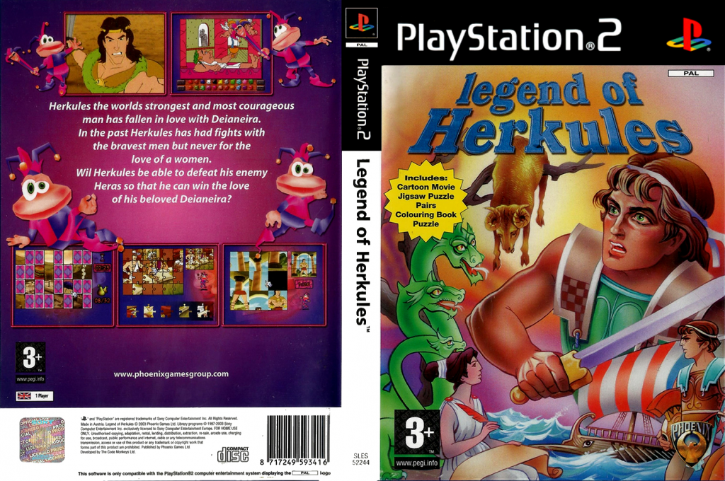 Legend of Herkules — box-texture (EU)