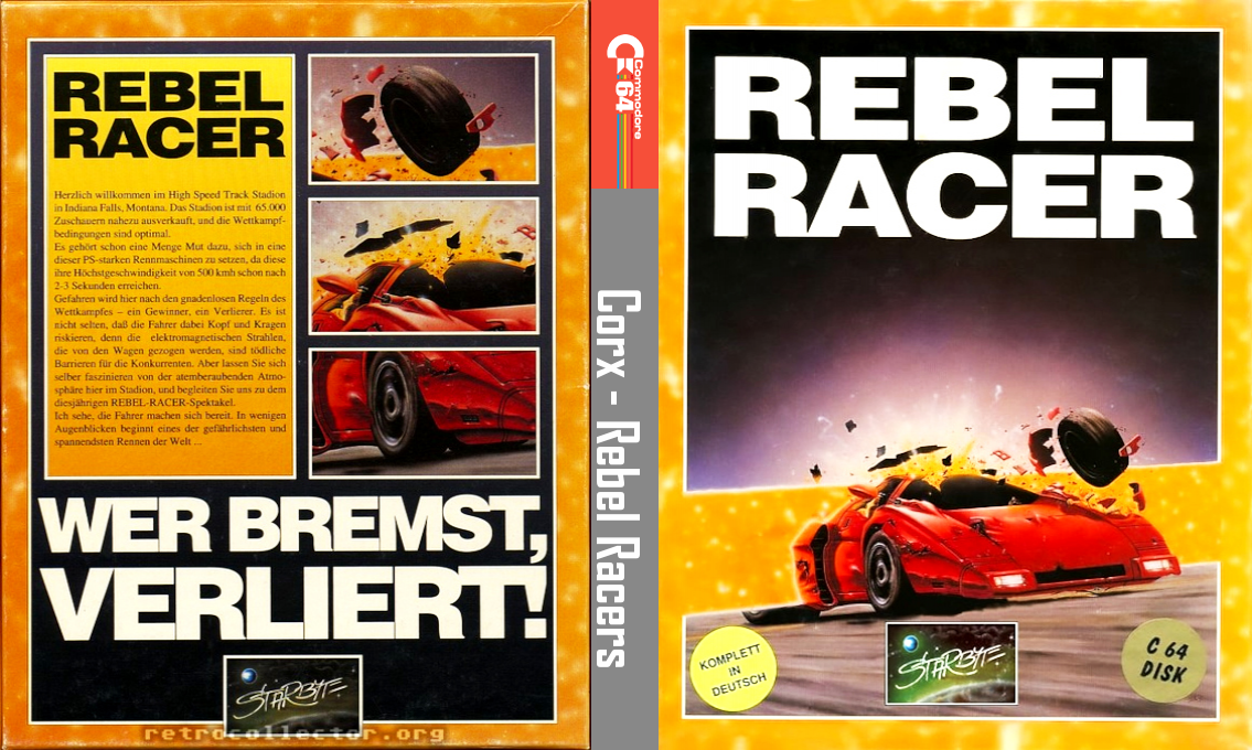 Corx : Rebel Racers — box-texture (EU)