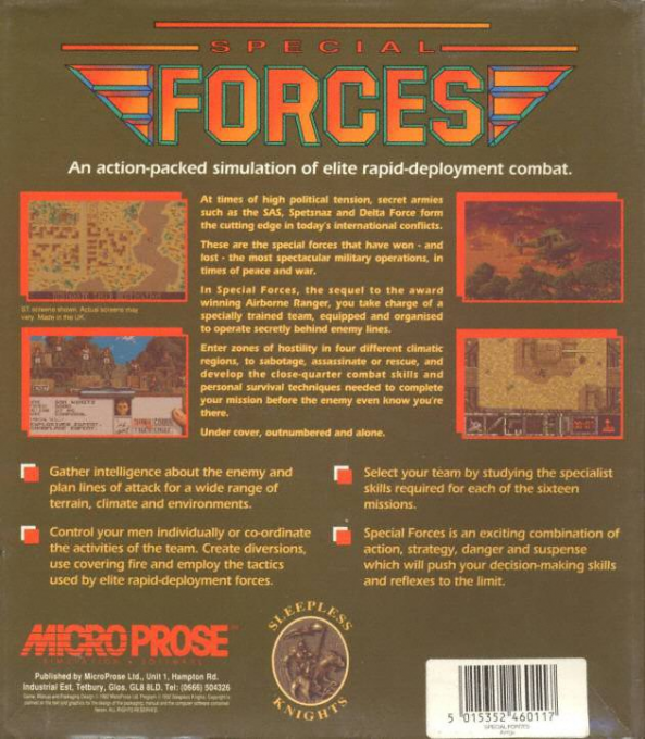 Special Forces — box-2D-back (EU)